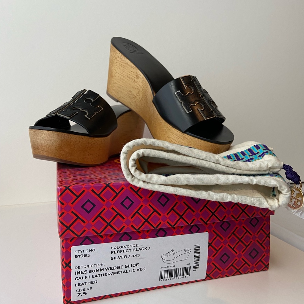 Tory Burch Ines 80mm Wedge Slide